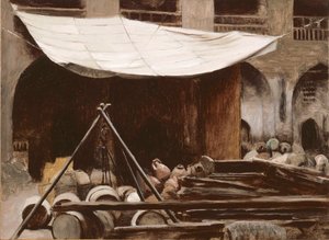 I souk nel cuore del Cairo, 1861-62 da Jean Leon Gerome